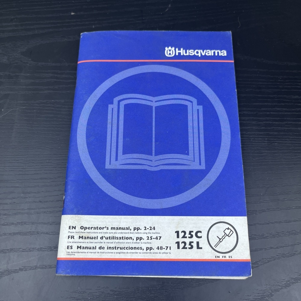 Husqvarna 125C 125L String Trimmer Operator's Manual‎ OEM Instruction Guide